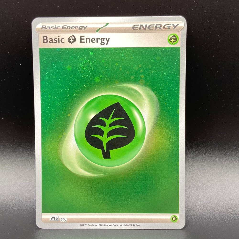 Pokemon TCG Grass Energy (Cosmos Holo)